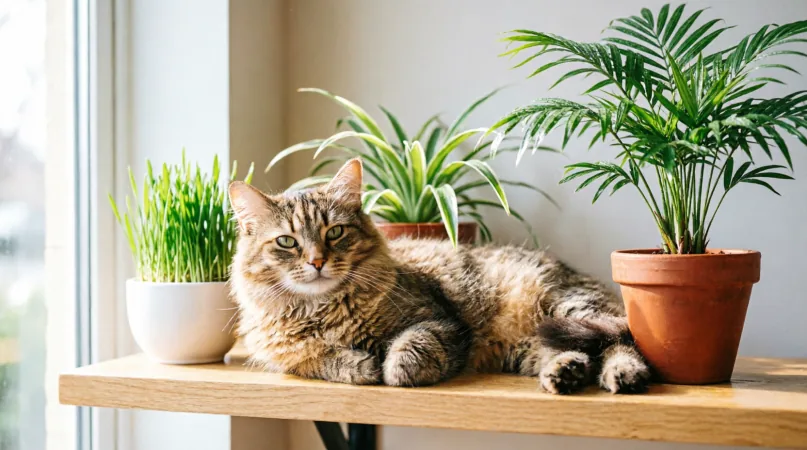 безопасные растения для кошек