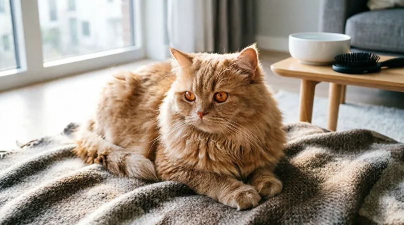 британская длинношерстная кошка