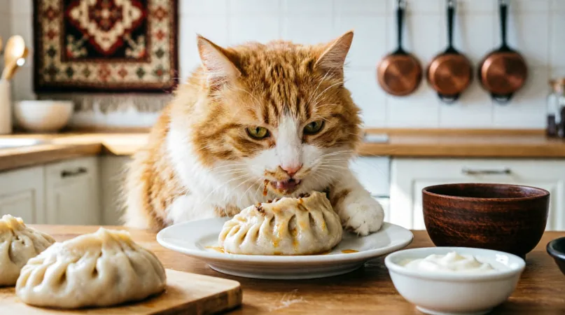 бурятская кошка Почему в Бурятии так много мемов про котов, которые едят буузы?