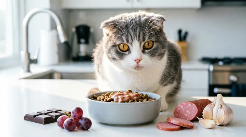 Чем кормить шотландскую вислоухую кошку Запрещенные продукты и типичные ошибки владельцев