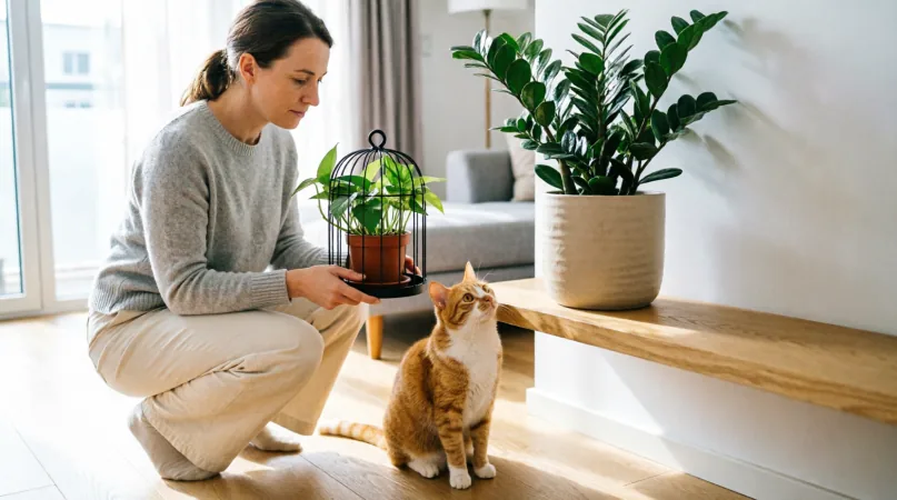 денежное дерево для кошек Как защитить растение от кошки и кошку от растения