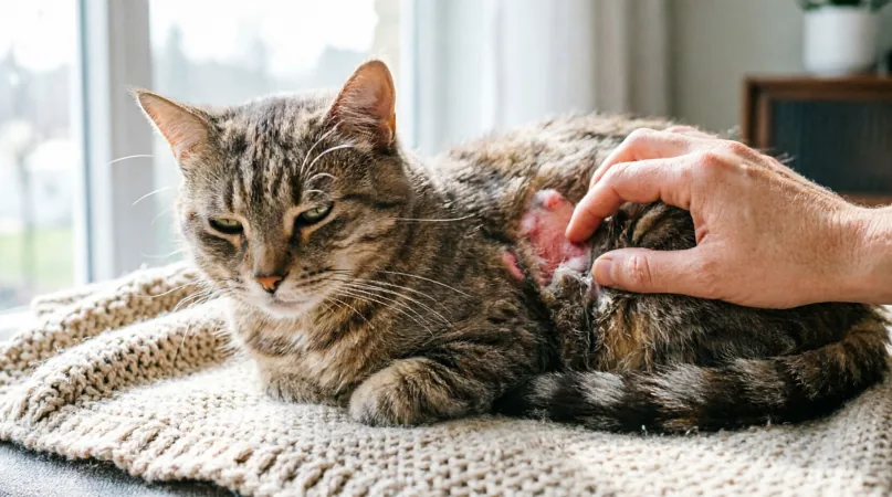 экзема у кошки Симптомы, которые нельзя игнорировать