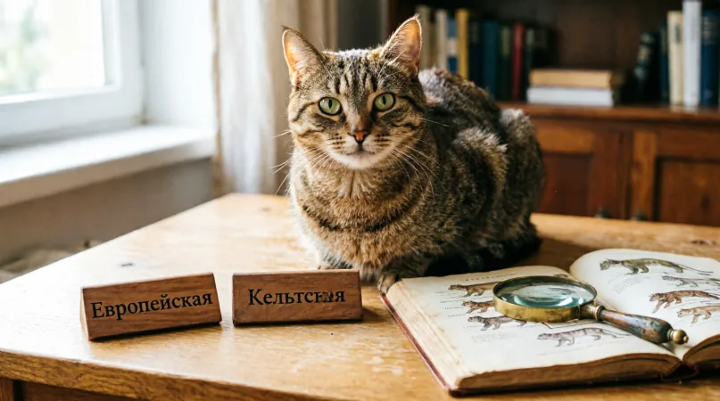 европейская короткошерстная кошка Эволюционный базис и систематика: дихотомия названий