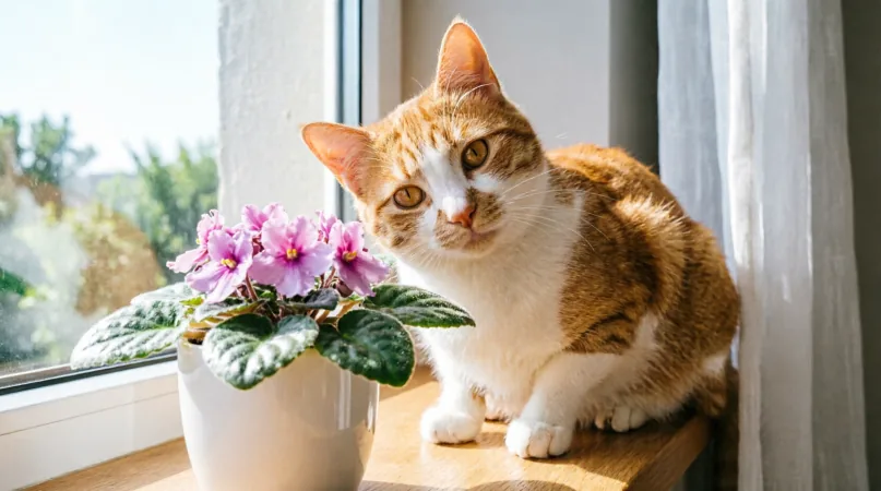 фиалка для кошек