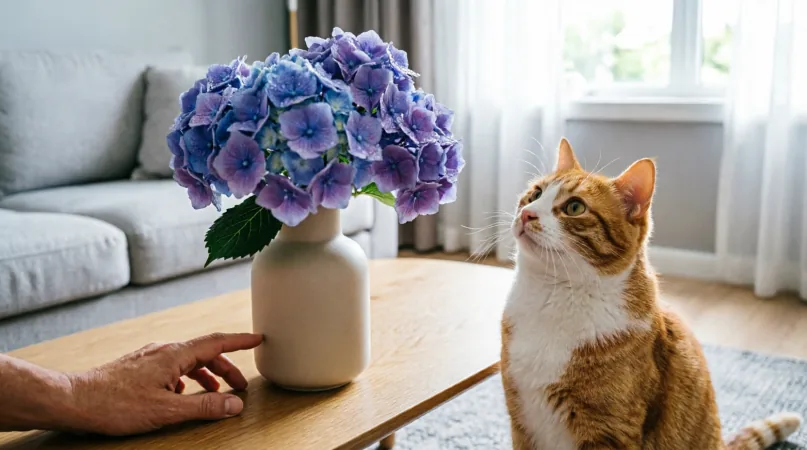гортензия для кошек