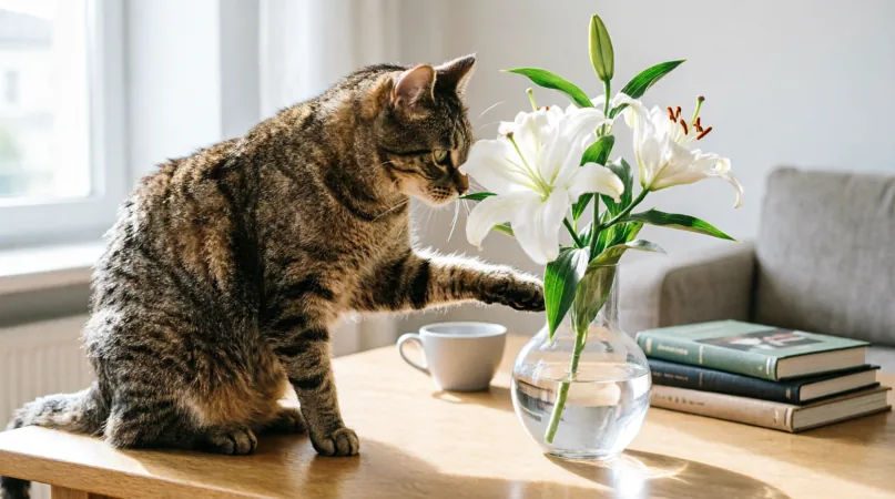 лилии для кошек
