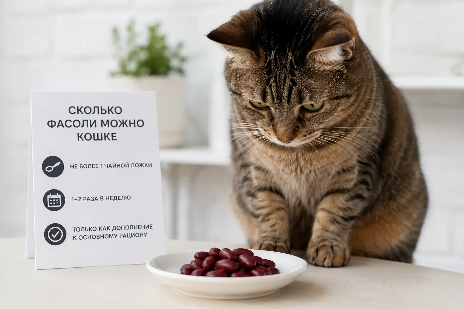 Можно ли кошкам фасоль Что делать, если кошка уже съела фасоль