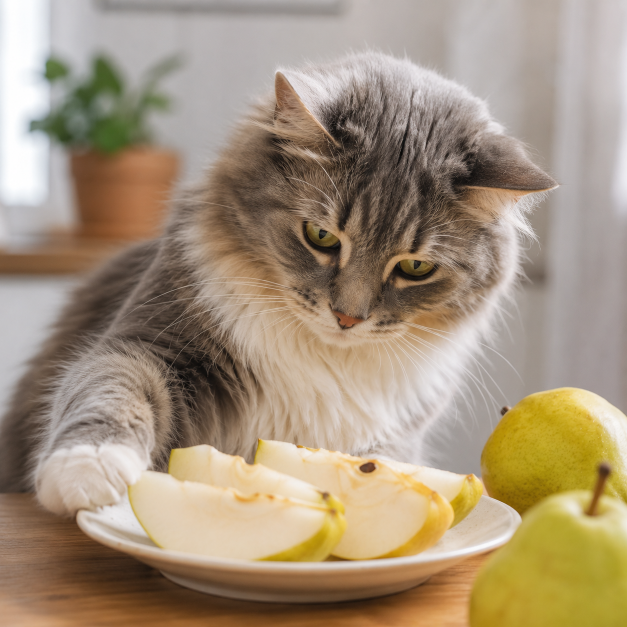 Можно ли кошкам грушу Сколько груши можно кошке