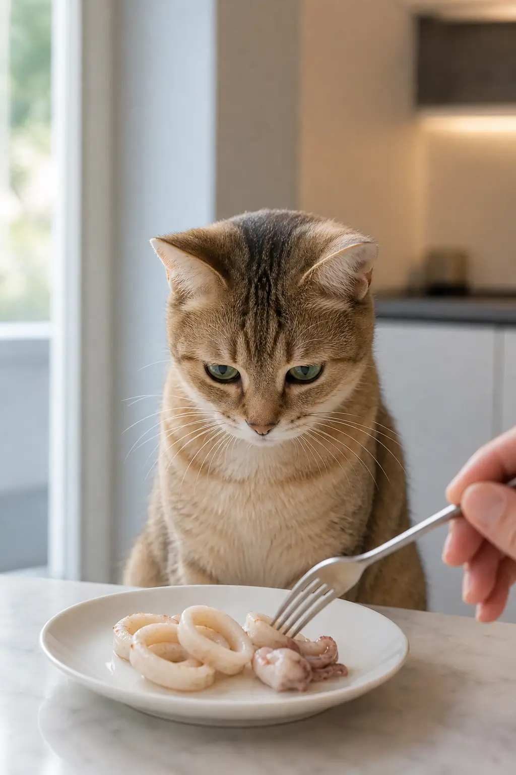 Можно ли кошкам кальмары