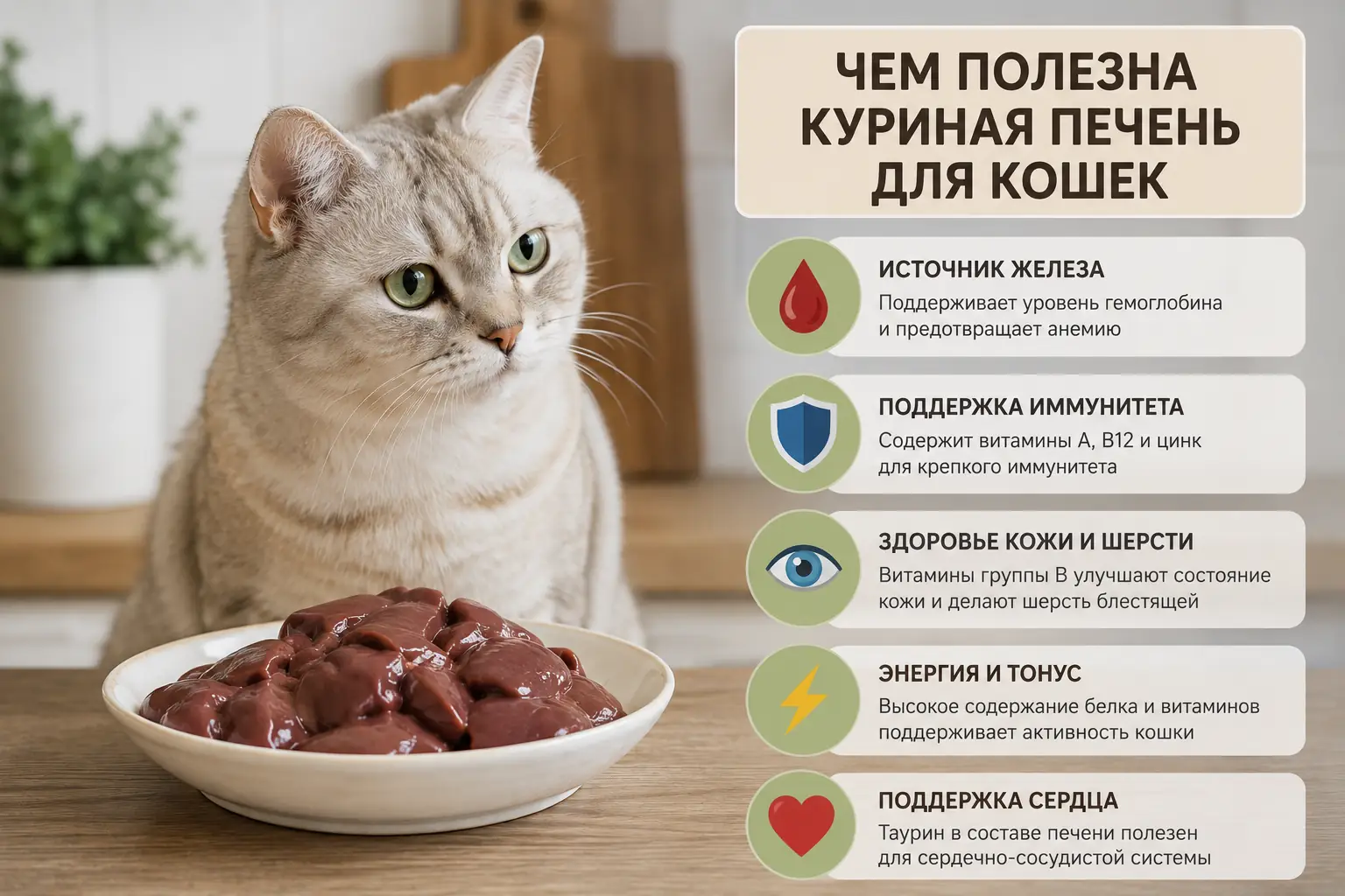Можно ли кошкам куриную печень Сколько куриной печени можно кошке