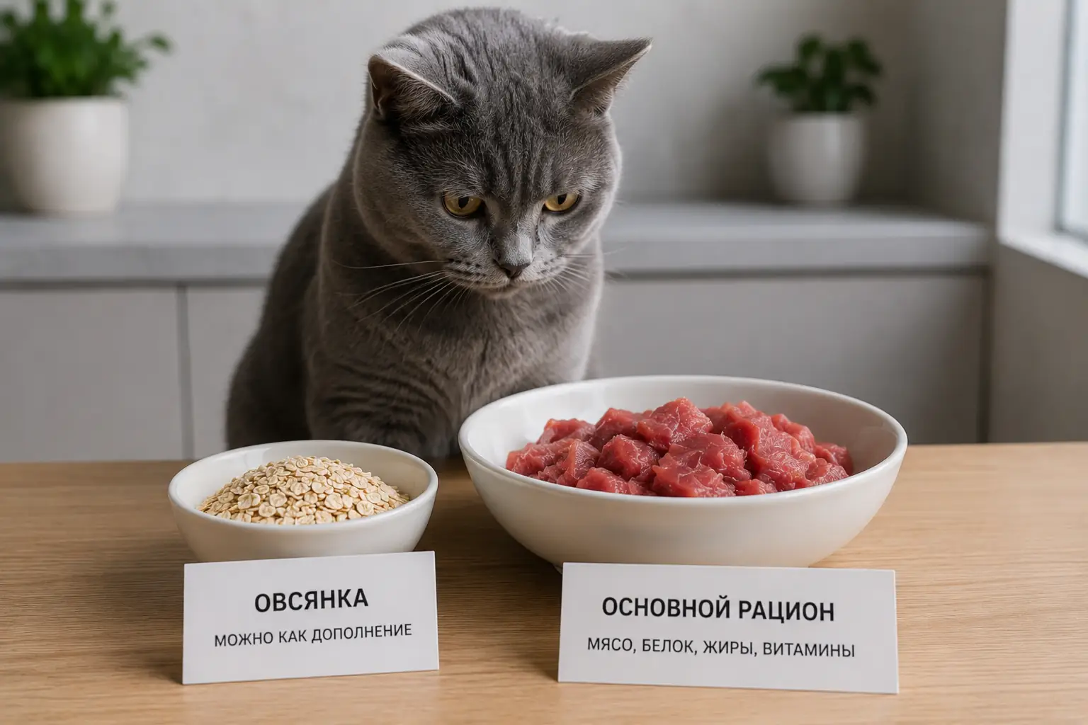 Можно ли кошкам овсянку и как давать ее безопасно Сколько овсянки можно давать