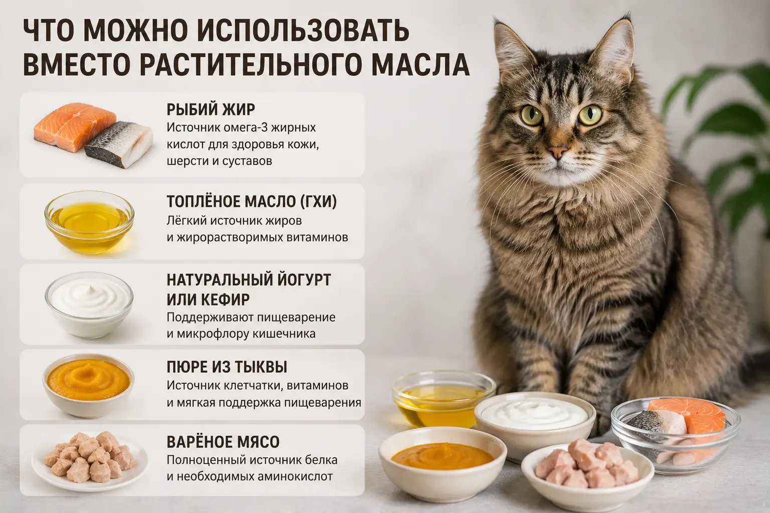 Можно ли кошкам растительное масло Вывод