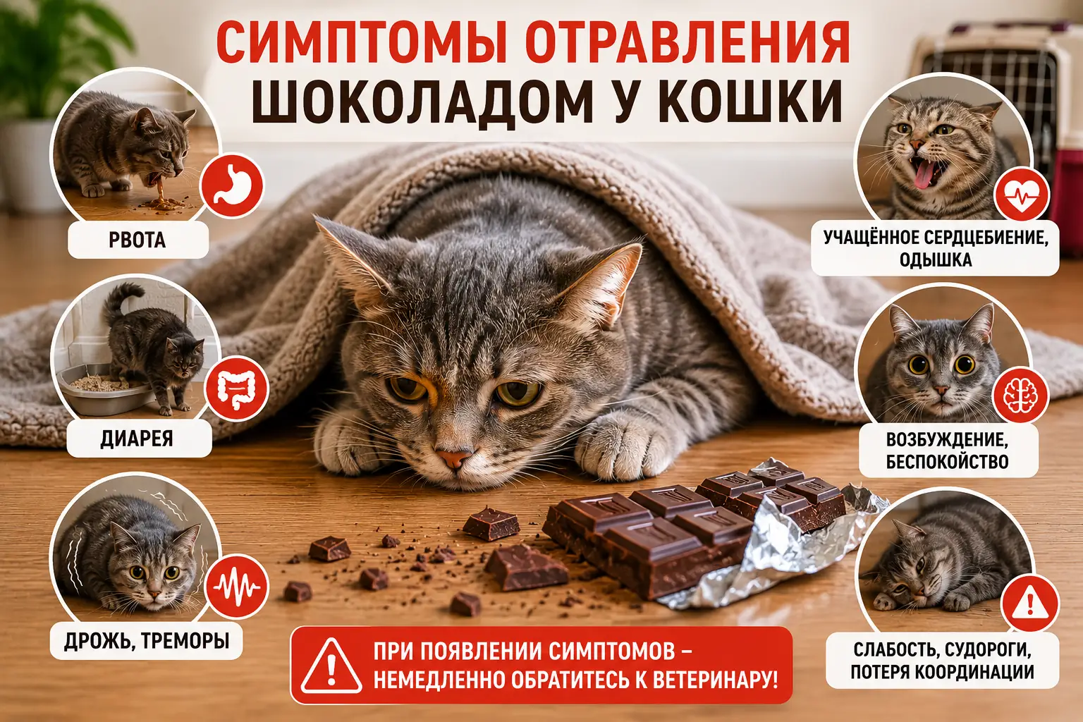 Можно ли кошкам шоколад Вывод