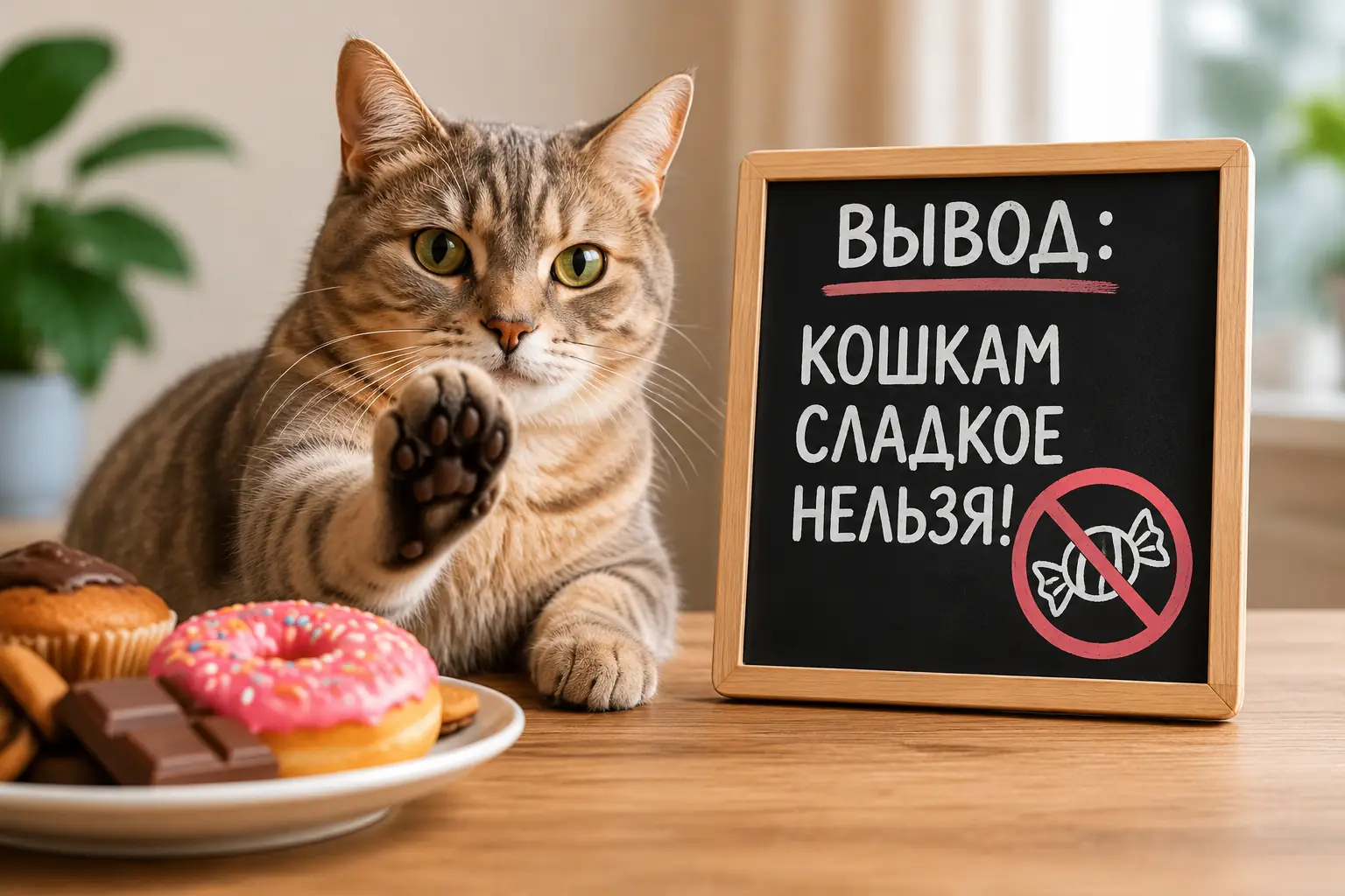 Можно ли кошкам сладкое Вывод