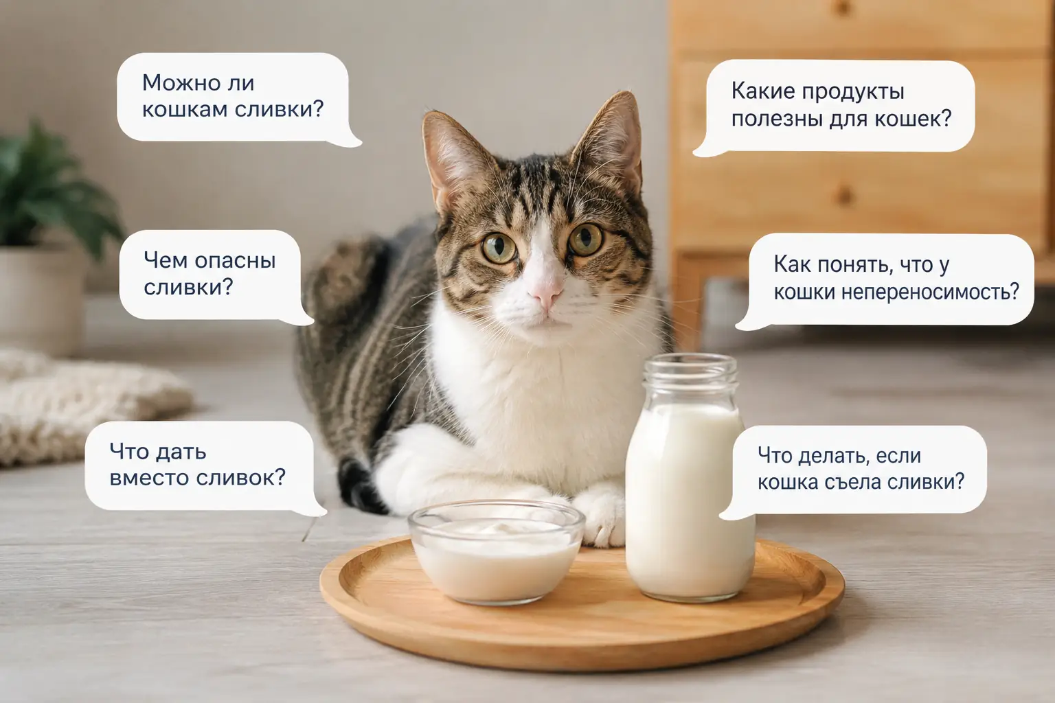 Можно ли кошкам сливки: чем опасны и что дать вместо них Ответы на частые вопросы