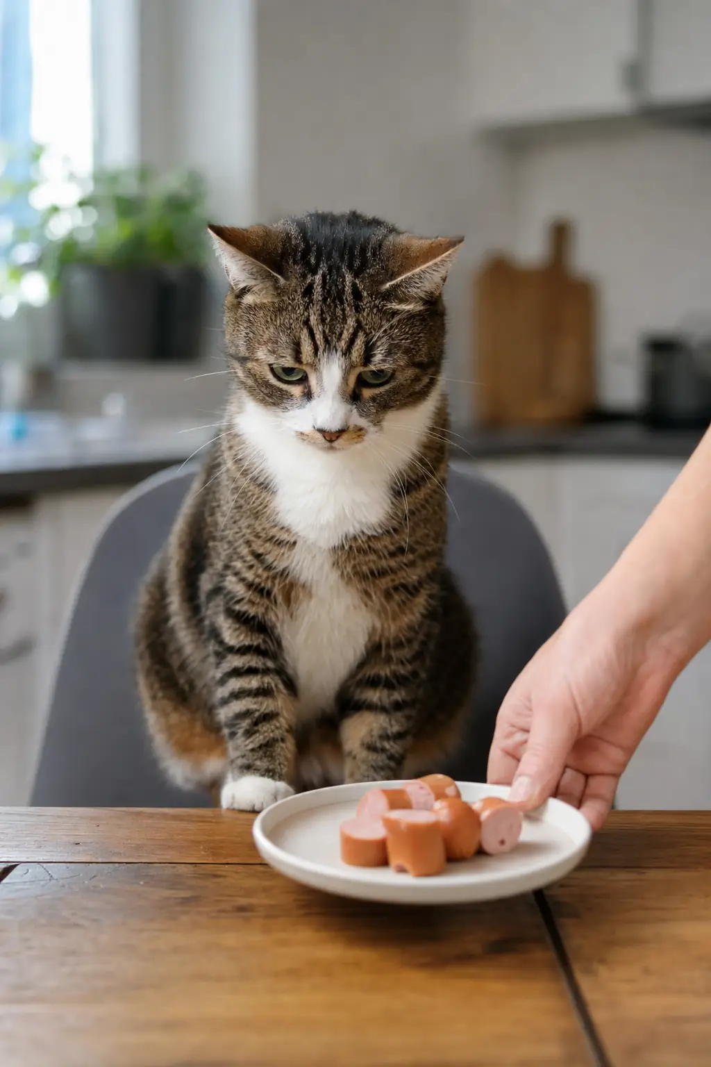 Можно ли кошкам сосиски