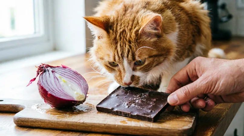 опасные продукты для кошек Критический уровень угрозы: продукты, вызывающие острые состояния