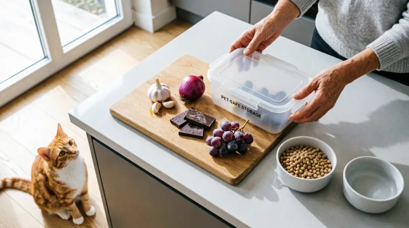 опасные продукты для кошек Профилактика: формирование безопасной пищевой среды