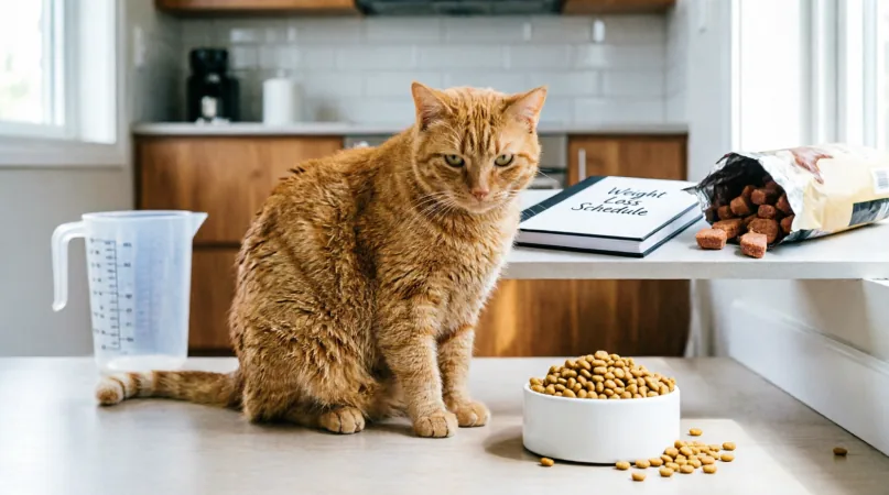 ожирение у кошки Ошибки, которые саботируют программу похудения