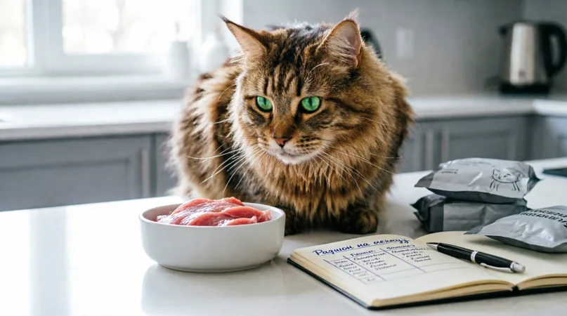 рацион кошки на неделю Мифы и реальность кошачьей диетологии