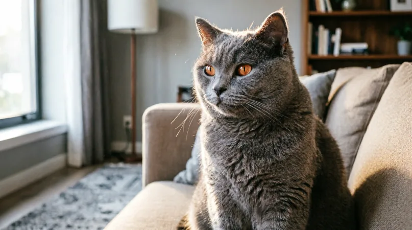 шартрез Фелинология: кошка Шартрез (Chartreux)