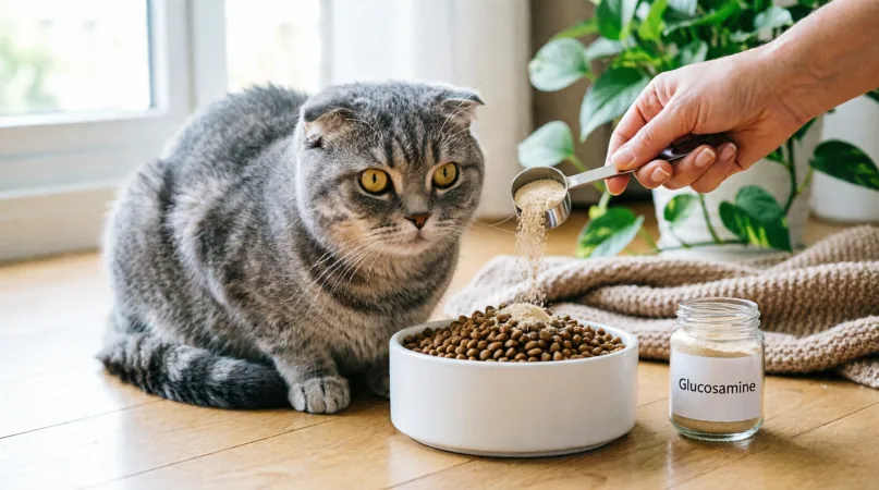 шотландская прямоухая кошка Требует ли скоттиш страйт специфических добавок для суставов?