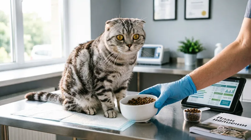 шотландская прямоухая кошка Ветеринарный менеджмент и нутрициология