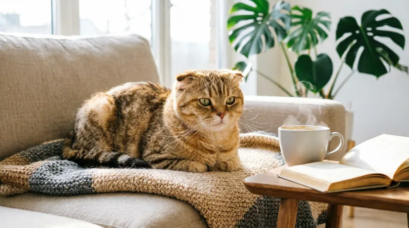 шотландская вислоухая кошка