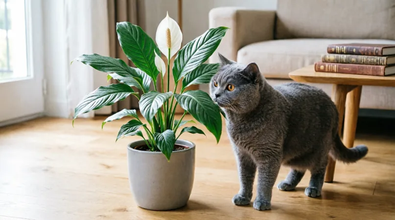 спатифиллум для кошек