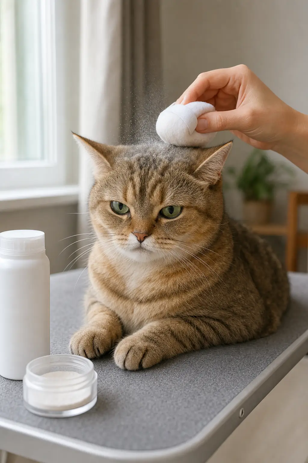 Сухой шампунь для кошек